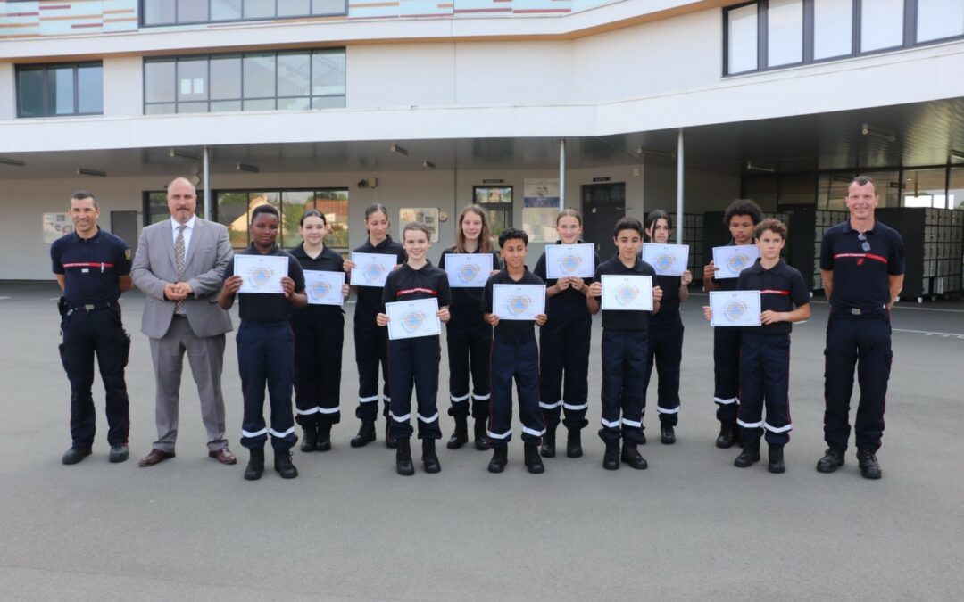 Cadets de la Sécurité – Remise des attestations